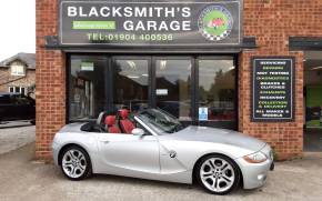 BMW Z4 2003 (53) at Blacksmith Garage Stockton on Forest